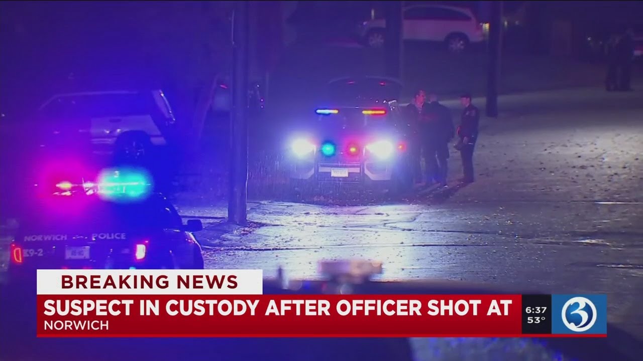 VIDEO: Man arrested for shooting at Norwich police - YouTube
