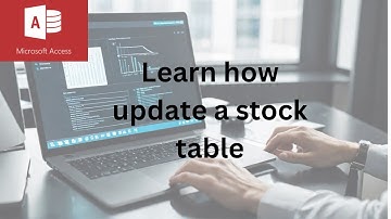 Quick guide: Keeping stock levels updated in Microsoft Access