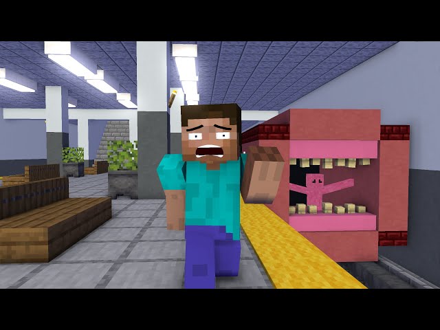 TRAIN EATER!!! IN MINECRAFT ANIMATION!!! class=