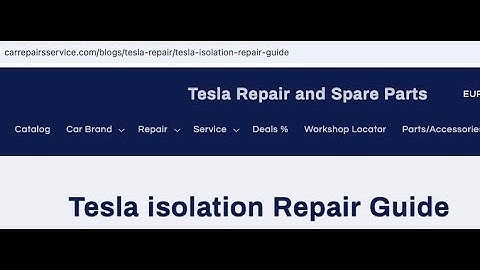 #tesla internal and external isolation repair guide #isolation #BMS_w035 #BMS_a123
