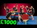 WORLD'S CRAZIEST TABLE TENNIS TOURNAMENT | WIN GET £1000!!!