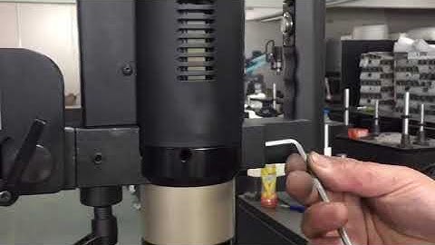 How to change servo motor on flex arm tapping machine