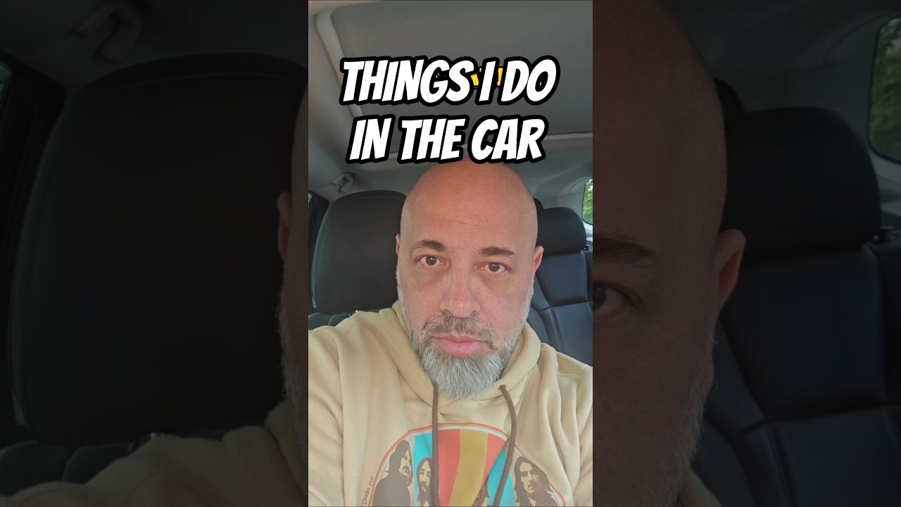 THINGS I DO IN THE CAR #genx #driving #car #danregancomedy