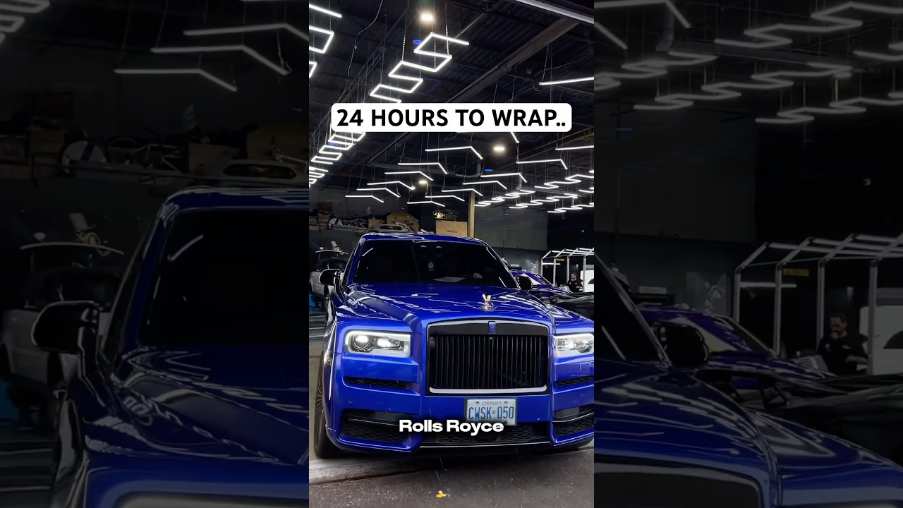 Rolls Royce Wrap In 24H Challenge.. 