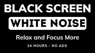 WHITE NOISE And Soothing Black Screen Helps Soothe Emotions || Focus, Relax Gently and sleep well