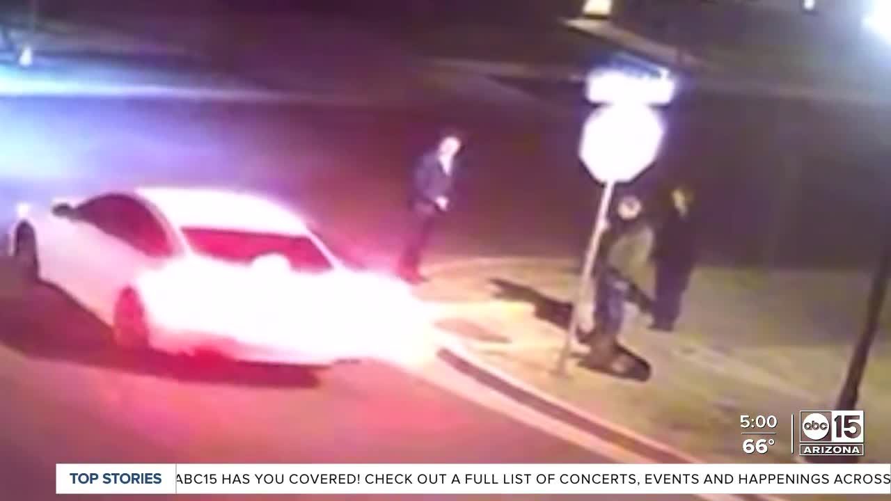 Gilbert police searching for driver accused of nearly hitting group of ...
