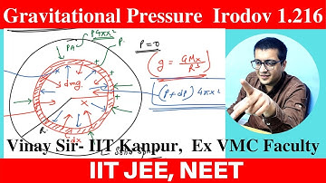 IRODOV 1.216 Gravitational Pressure | IIT JEE Advanced 2015 Problem | Vinay Sir