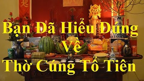 Tín ngưỡng thờ cúng tổ tiên
