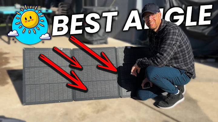 Get the BEST Solar Panel Angle Every time (FREE METHOD)