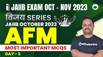 JAIIB October 2023 | Accounting & Financial Management | Most Important MCQs of AFM For JAIIB 2023