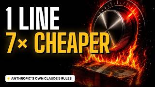 Anthropic's 5 New Rules for Claude 5, Tested (One Cut My Bill 7×)