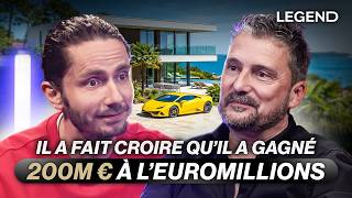 IL EMPREINTE BEAUCOUP D’ARGENT À LA MAFIA POUR FAIRE CROIRE QU’IL A GAGNÉ 200 MILLIONS D'€ AU LOTO