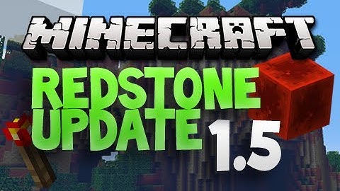 Minecraft 1.5 - REDSTONE UPDATE OVERVIEW