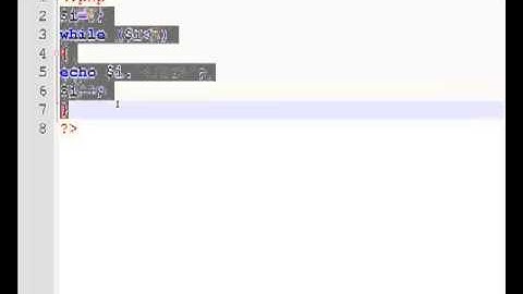 Tutoriel Sur Php Les Boucles While Et For
