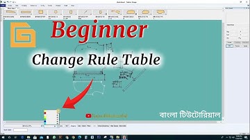 How to change rule table the pattern Gerber Software,for beginner