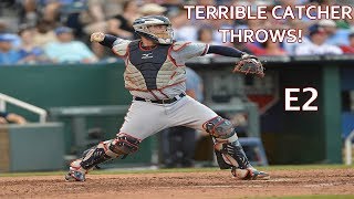 Although primarily known for having the strongest and most precise
throwing arms on field, catchers are to make mistakes here there just
like t...