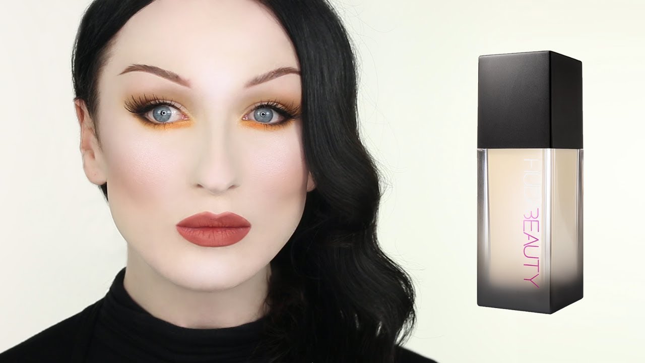 THE PALEST SHADE - HUDA BEAUTY Faux Filter Foundation Review YouTube