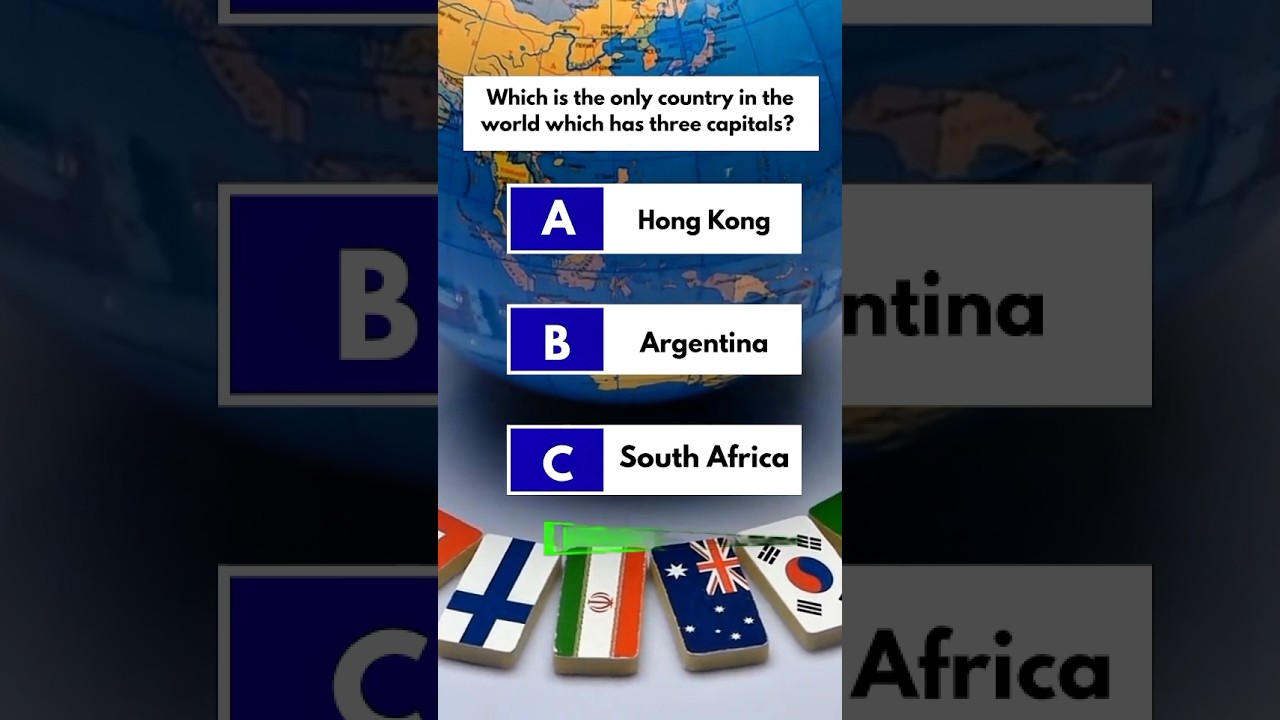 Which Country has 3 Capitals ? | General Knowledge Quiz!