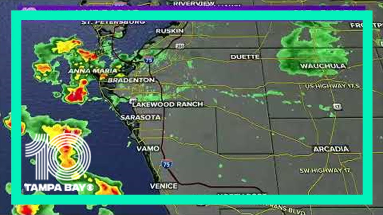Live radar: Storms pop-up across Tampa Bay - YouTube