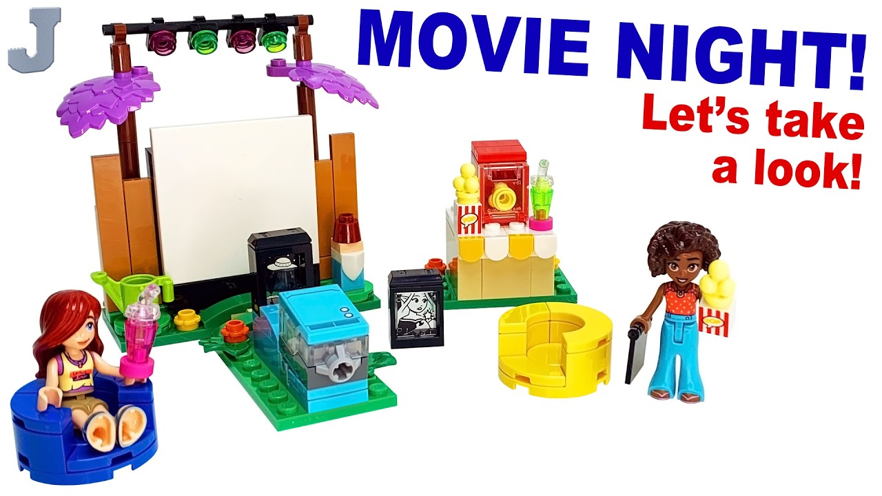LEGO Friends 2025 Friendship Movie Night 42642 Unboxing, Tour