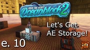 Master Underwater Mining & AE Storage! | FTB Oceanblock 2 Ep 10