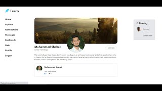 Twitter Clone | Laravel project