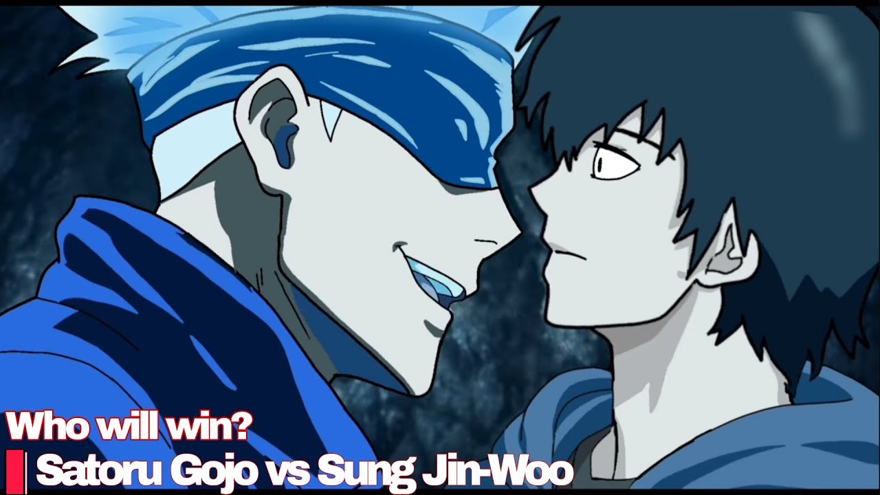 Satoru Gojo vs Sung Jin-Woo | Fight Animation| Jujutsu Kaisen vs Solo Leveling | 