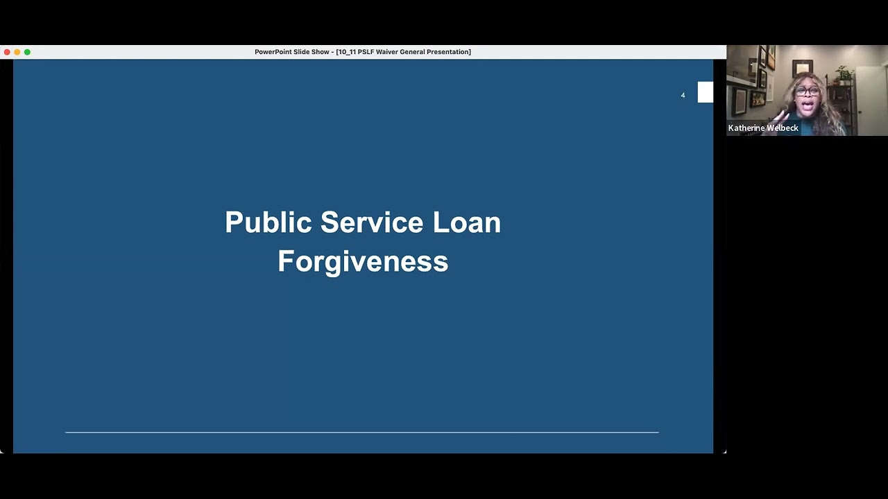 Accessing Public Service Loan YouTube