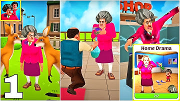 Scary Little Prankster - Home Drama All Levels Full Gameplay Walkthrough