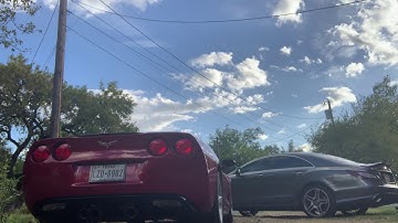 2008 LS3 C6 Corvette- Headers, cat-less x pipe, w/ NPP stock mufflers.