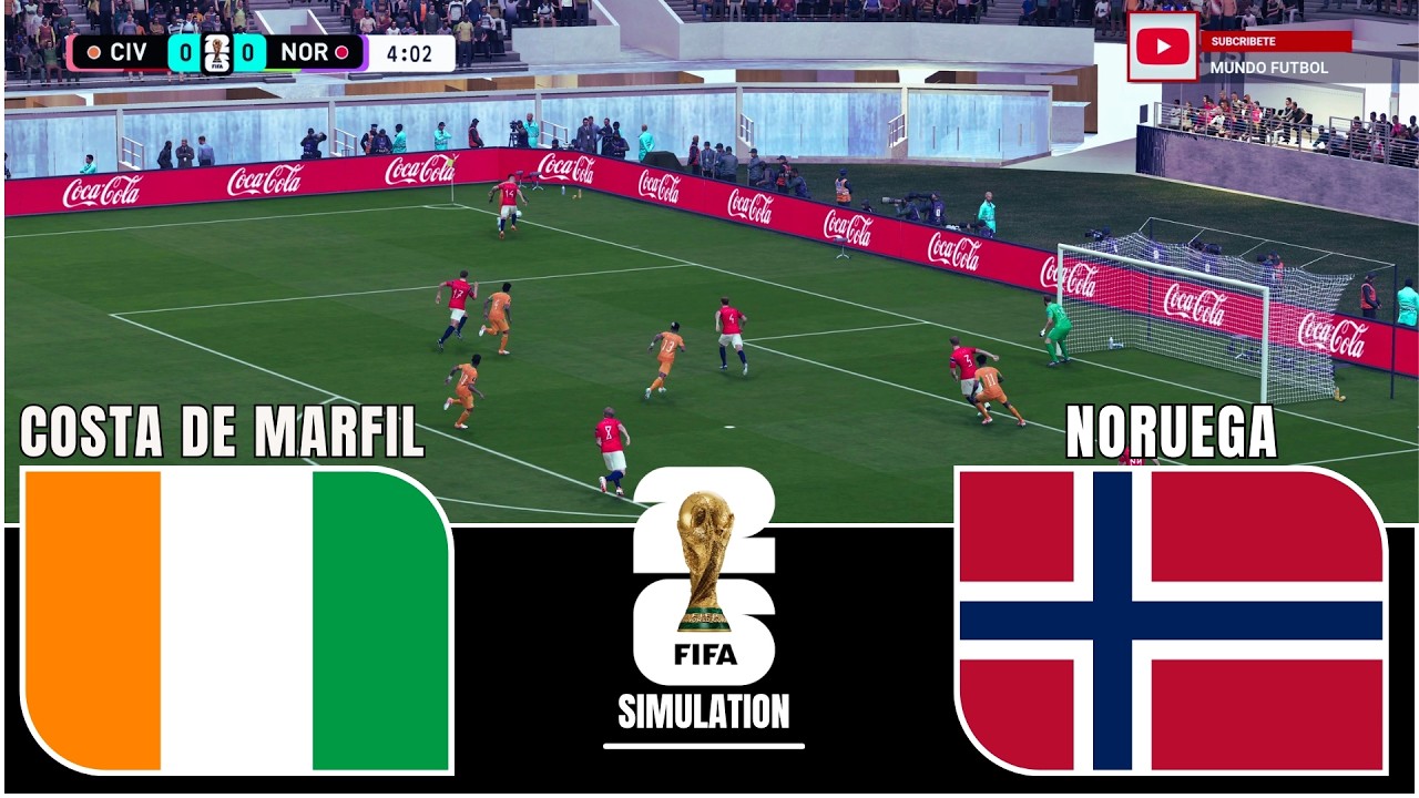 IVORY COAST vs NORWAY  World Cup 2026 - Simulation & Prediction Match Today