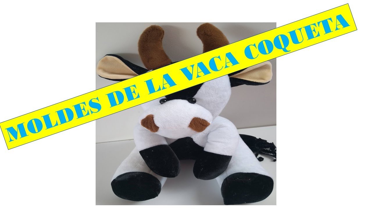 Como obtener los MOLDES GRATIS de la vaca Lola desde ceros, sin imprimir !!