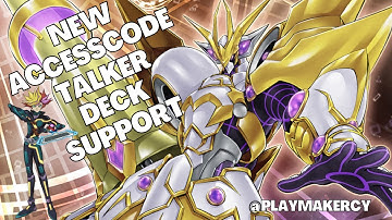 YuGiOh! New Accesscode Talker Deck OTK Mathmech Support OCG 2023