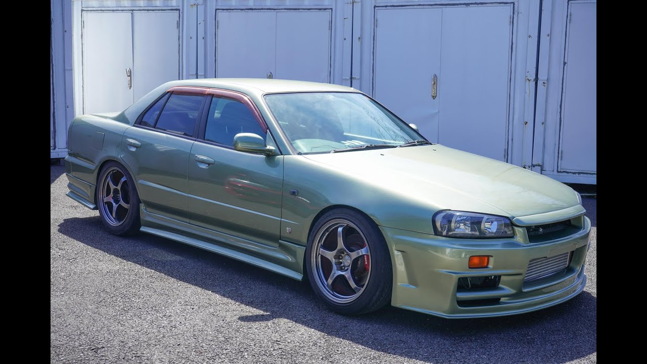 1999 Nissan Skyline GF-ER34 25GT-X Turbo - YouTube