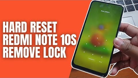 How to Hard Reset Redmi Note 10s Remove Pattern Pin Password Lock Screen