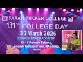 SARAH TUCKER COLLEGE | 131st COLLEGE DAY | Guest of Honor Address | Dr I S Parveen Sultana |