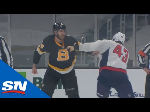 Bruins’ Jarred Tinordi Takes On Tom Wilson In A Big Scrap