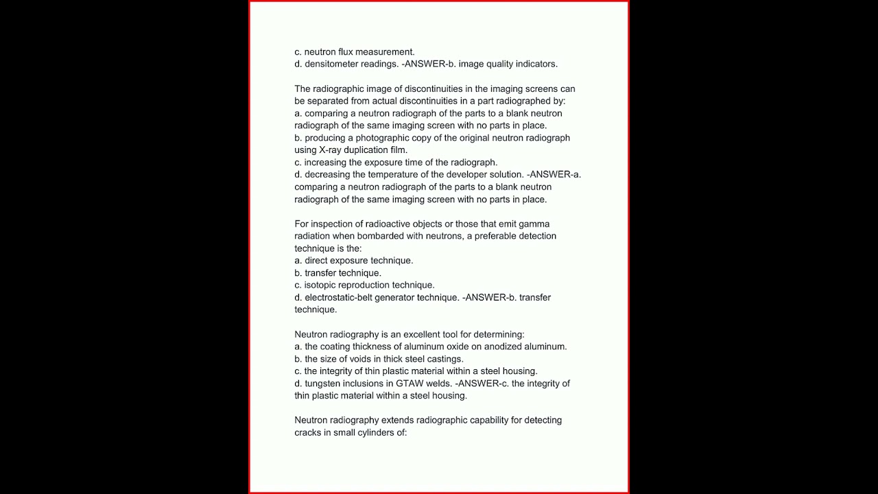 Asnt Level 3 Exam Asnt Level 3 Basic Actual Exam Latest Upda video