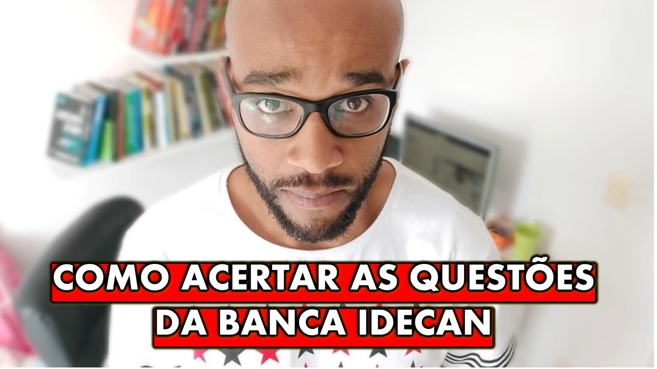 Como acertar todas as questões da banca IDECAN - YouTube