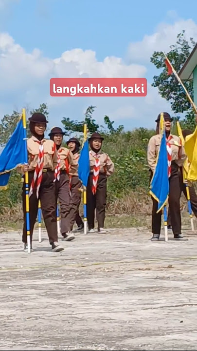langkahkah kaki ucapkan salam #assalamualaikum #waalaikumsalam #yelyelpramuka