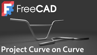 FreeCAD - Project curve on curve - Tutorial Net Worth