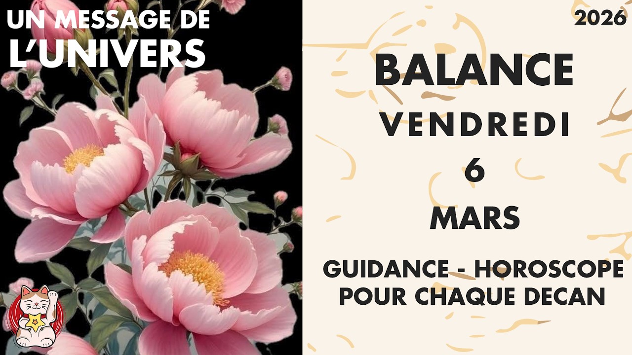 BALANCE VENDREDI 6 MARS Une situation retrouve son équilibre