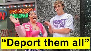 Nick Shirley alleges: Asking Americans If They Support Mass Deportations
