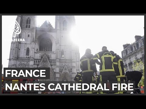 France: Nantes cathedral fire ruins organ, shatters stained glass