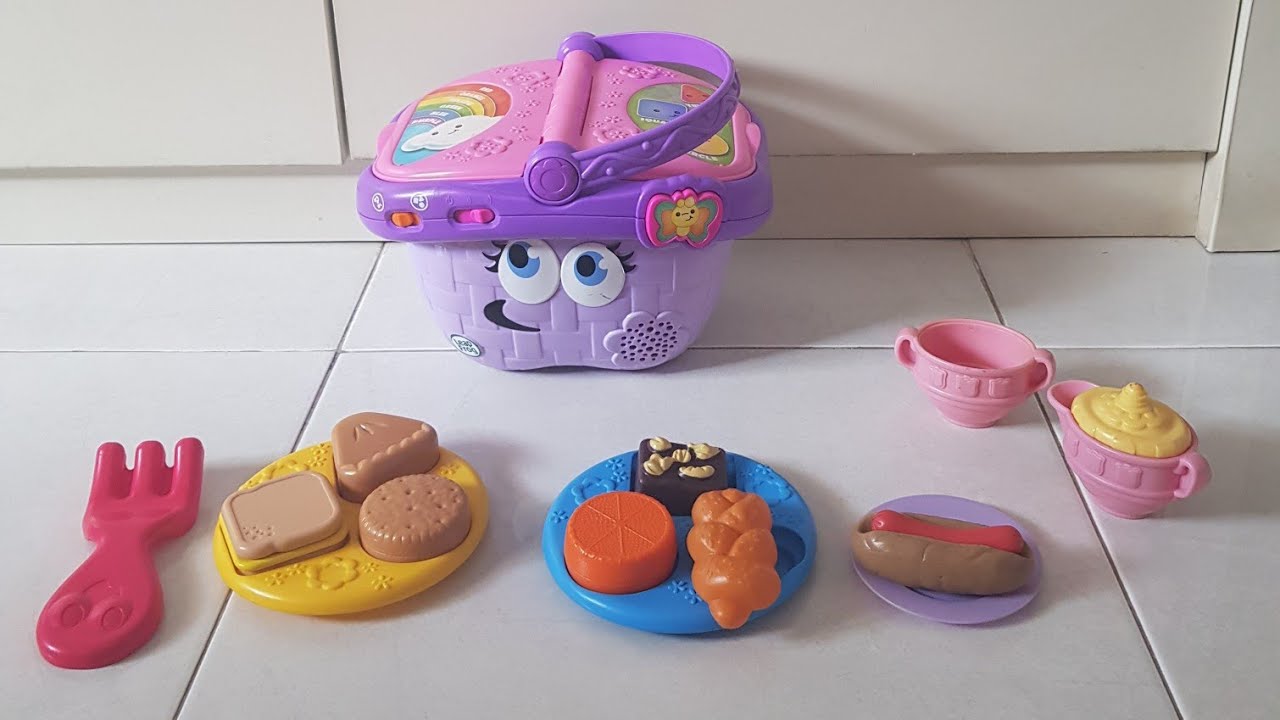 Leapfrog Shapes and Sharing Picnic Basket - YouTube