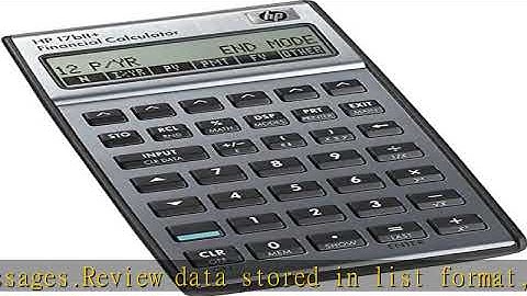 Hp 17Biiplus 17Bii+ Financial Calculator, 22-Digit LCD