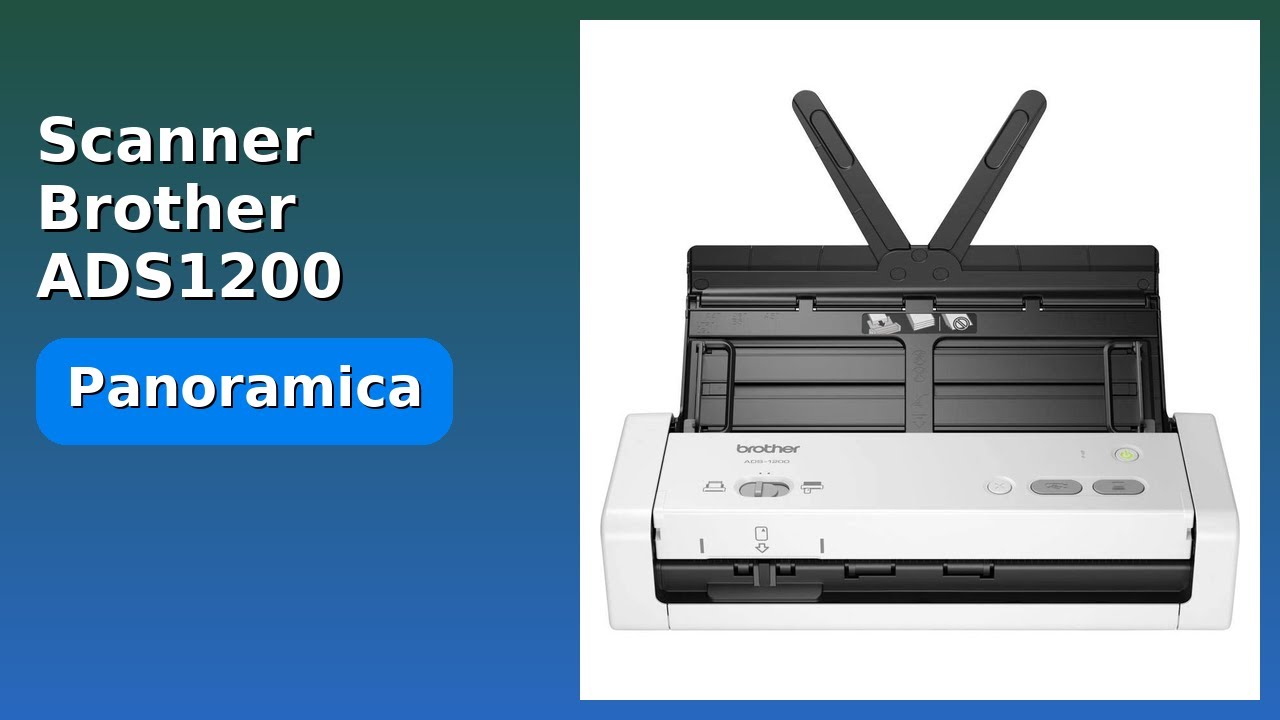 RECENSIONE (2025) : Scanner Brother ADS1200 Portatile. DETTAGLI ESSENZIALI