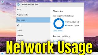 How to View Network Data Usage in Windows 10 [Tutorial]