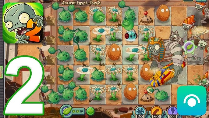 Plants vs. Zombies 2: It's About Time - Gameplay Walkthrough Part 1 -  Ancient Egypt (iOS) 