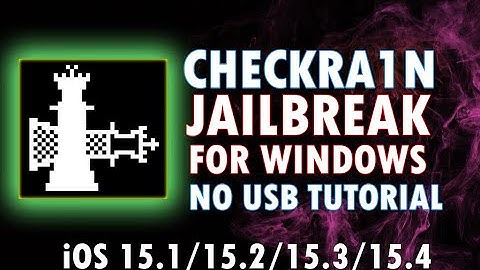 CheckRa1n FOR WINDOWS | JailBreak CheckRa1n | iOS 15.4 & old | RELEASE